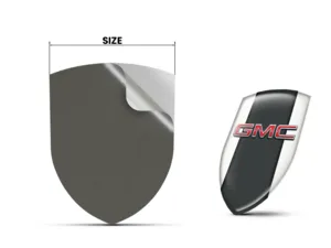 GMC Adesivo Logo Resistente Pregiato Professionale